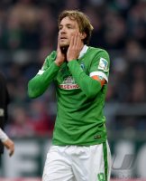Fussball, 1. Bundesliga  Saison 2014/2015: SV Werder Bremen - Hannover 96