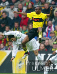 Fussball 1. Bundesliga: Dortmund - Bayern, Zweikampf