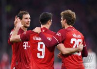 Fussball International CHL 21/22: FC Bayern Muenchen - Benfica Lissabon