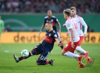 Fussball  DFB Pokal  2. Runde  Saison 17/18: RB Leipzig - FC Bayern Muenchen