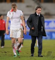 Fussball 1. Bundesliga  Saison 2010/2011: VfB Stuttgart - FC Bayern Muenchen