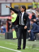 Fussball International Serie A 14/15:  Trainer Filippo Inzaghi (AC Mailand)