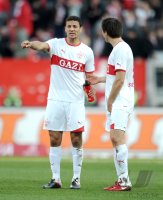 Fussball 1. Bundesliga, Saison 2011/2012:  Khalid Boulahrouz , William Kvist (v. li., VfB Stuttgart)