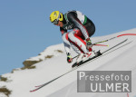 Ski Alpin;  Abfahrt Herren  Wengen Start Max Rauffer (GER) im Hintergrund Eiger, Moench, Jungfrau