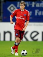 FUSSBALL UEFA CUP: Hamburg, JANSEN Einzelaktion