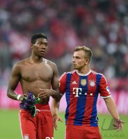 Fussball 1. Bundesliga Saison 14/15: FC Bayern Muenchen - VfL Wolfsburg