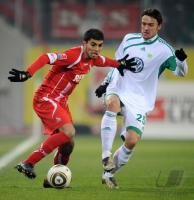 FUSSBALL, 1. BUNDESLIGA, 19. Spieltag: Wolfsburg - Koeln