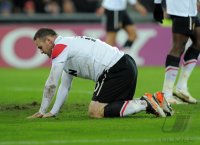 Fussball CHL  Saison 2011/2012:  Enttaeuscht Wayne Rooney  (Manchester United FC)