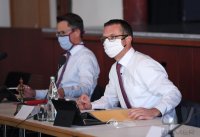 Die oeffentliche Sitzung des Rottenburger Gemeinderates am 28.04.2020 in der Festhalle