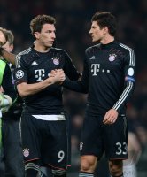 FUSSBALL INTERNATIONAL CHL ACHTELFINALE 12/13:  FC Arsenal London - FC Bayern Muenchen