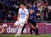 FUSSBALL SERIE A: Stefano&Ecirc;Mauri (li, Lazio) gegen Marco Materazzi (re, Inter)