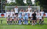 Fussball International Euro 2025,
Mannschaftsfoto Deutsche Frauen Nationalmannschaft