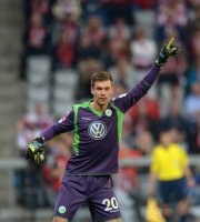 Fussball 1. Bundesliga Saison 14/15: Torwart Max Gruen (VfL Wolfsburg)