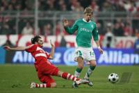 Fussball 1. Bundesliga 07/08  FC Bayern Muenchen  -  SV Werder Bremen