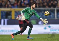 Fussball International Serie A 14/15: Torwart Diego Lopez (AC Mailand)