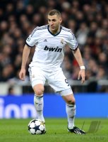 FUSSBALL INTERNATIONAL CHL ACHTELFINALE 12/13: Karim Benzema (Real Madrid)