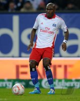 Fussball: 1. Bundesliga Saison 2010/2011: Hamburg, DEMEL Einzelaktion