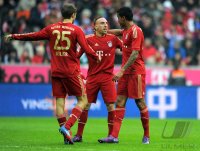 Fussball 1. Bundesliga, Saison 2011/2012:  FC Bayern Muenchen - FC Schalke 04