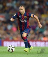 FUSSBALL International 2014/2015: Andres Iniesta (Barca)