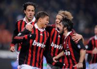 Fussball  SERIE A SAISON 2009/2010;  JUBEL AC Mailand