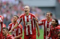 Fussball 1. Bundesliga : JUBEL  FC Bayern Muenchen