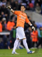 FUSSBALL International Primera Division 11/12:  Torwart  Francisco  Casilla (Espanyol)