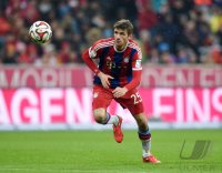 Fussball 1. Bundesliga Saison 14/15: Thomas Mueller (FC Bayern Muenchen)
