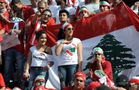 Fussball International WM Qualifikation 2014: Libanon Fans