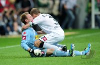Fussball 1. Bundesliga, Saison 2011/2012:  JUBEL Marc Andre ter Stegen , Filip Daems (v. li., Borussia Moenchengladbach)