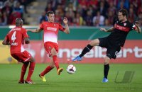 Fussball DFB Pokal 2. Runde 13/14: SC Freiburg - VfB Stuttgart