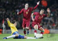 Fussball International Testspiel  Brasilien - Portugal