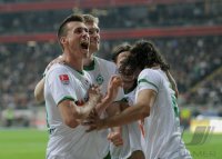Fussball 1. Bundesliga 10/11:  JUBEL  SV Werder Bremen