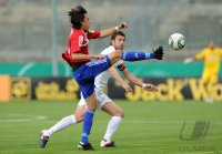 FUSSBALL, DFB Pokal 1. Hauptrunde:  SpVgg Unterhaching - SC Freiburg