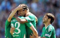 Fussball 1. Bundesliga: Bremen - Hannover