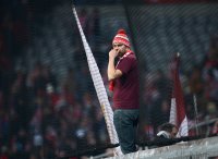 Fussball 1. Bundesliga, Saison 2012/2013:  Schickeria Fan vom FC Bayern Muenchen