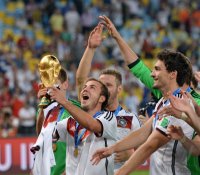 FUSSBALL WM 2014, FINALE: JUBEL Deutschland