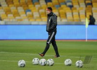 Fussball Training  der Deutsche Nationalmannschaft in Kiew