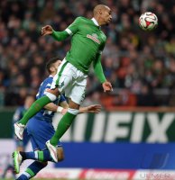 Fussball, 1. Bundesliga  Saison 2014/2015: SV Werder Bremen - VfL Wolfsburg
