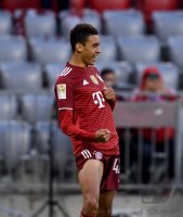 Fussball 1. Bundesliga Saison 21/22: FC Bayern Muenchen -  Hertha BSC Berlin
