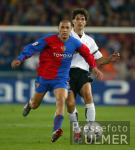 FUSSBALL CHL   FC Basel - CF Valencia    Spielszene