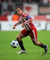 Fussball Champions League  Saison 2010/2011: Philipp Lahm (FC Bayern Muenchen)