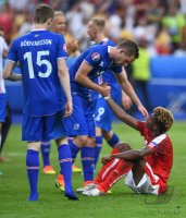 Fussball International Europameisterschaft 2016: Island - Oesterreich