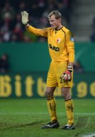 FUSSBALL DFB POKAL  Saison 2012/2013: Torwart Alexander Manninger (FC Augsburg)
