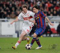 FUSSBALL  International CHL 09/10 : VfB Stuttgart -  FC Barcelona