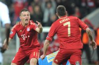 FUSSBALL INTERNATIONAL  CHL Viertelfinale 11/12: FC Bayern Muenchen - Olympic Marseille