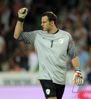 Fussball International  EM Qualifikation:  Samir HANDANOVIC (Slowenien)
