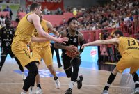 Basketball 1. Bundesliga 23/24: Tigers Tuebingen - Basketball Lšwen Braunschweig