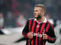 FUSSBALL  International CHL 09/10 : BECKHAM (AC Mailand)