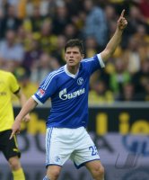 Fussball 1. Bundesliga : Klaas Jan Huntelaar (FC Schalke 04)