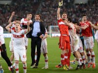 FUSSBALL DFB POKAL  Saison 2012/2013:  JUBEL VfB Stuttgart